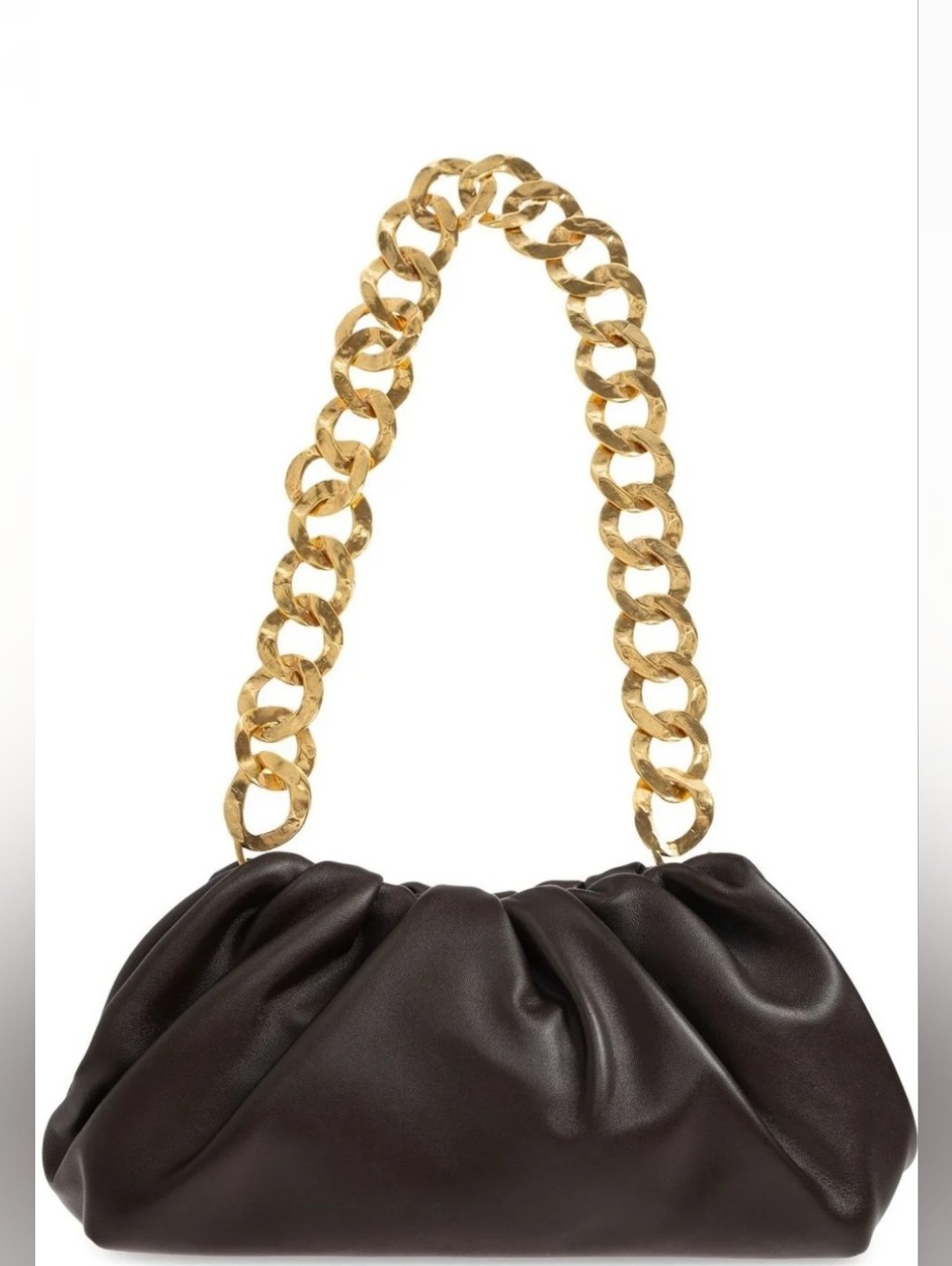 Cult Gaia Dulce Shoulder Bag In Luwak Brown Nwt